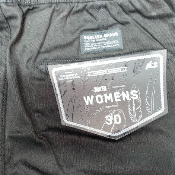 Publish Brand Women's Legacy Jogger Pant Black 30 - Picture 5 of 6